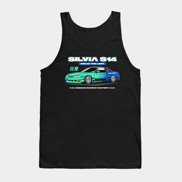 Silvia S14 Tank Top by cturs